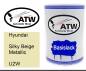 Preview: Hyundai, Silky Beige Metallic, U2W: 500ml Lackdose, von ATW Autoteile West.